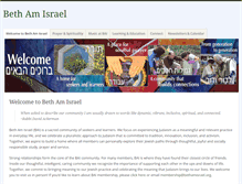 Tablet Screenshot of bethamisrael.org